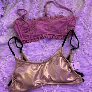 swimsuit tops ( all target brand)